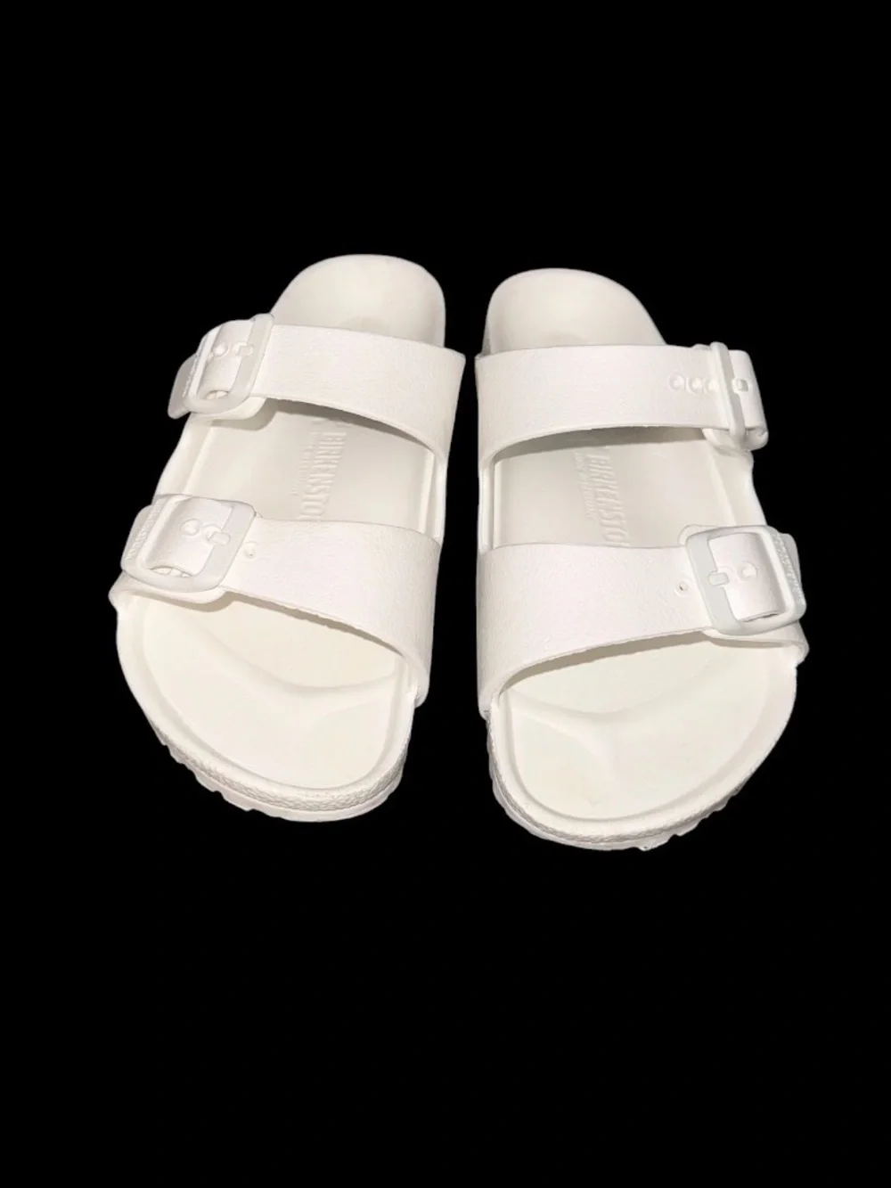 BIRKENSTOCK WHITE EVA Rubber sandals unisex youth girl’s boys size 1